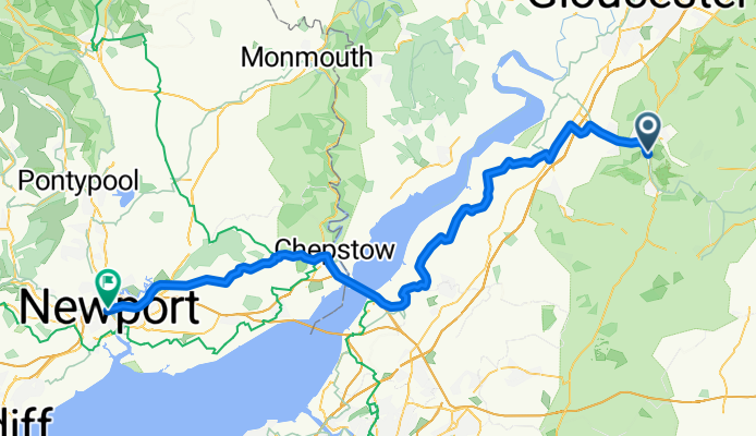 The Mill Pond, Stroud to Queensway, Newport