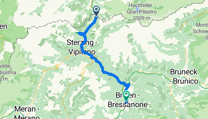 Day 1 Brenner Pass to Bressanone