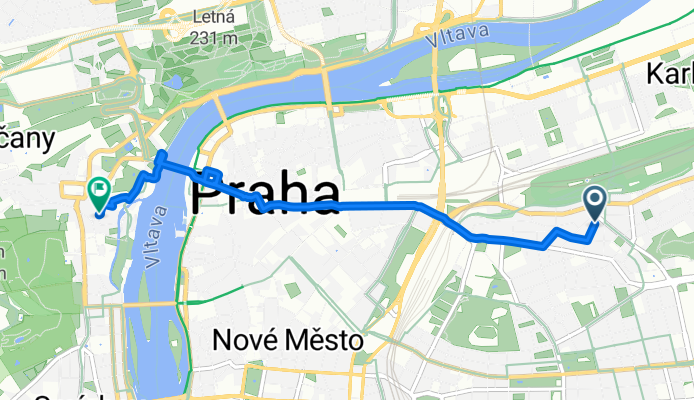 Route to John Lennon Wall