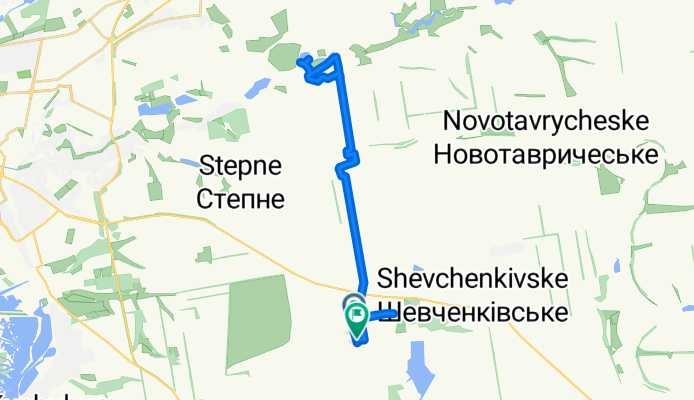 От вул. Сонячна до вулиця Леніна