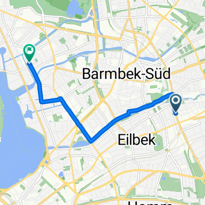 Brauhausstieg, Hamburg nach Mühlenkamp, Hamburg