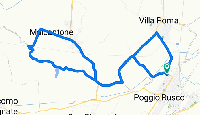 Via Vincenzo Bellini, Poggio Rusco a Via Vincenzo Bellini, Poggio Rusco