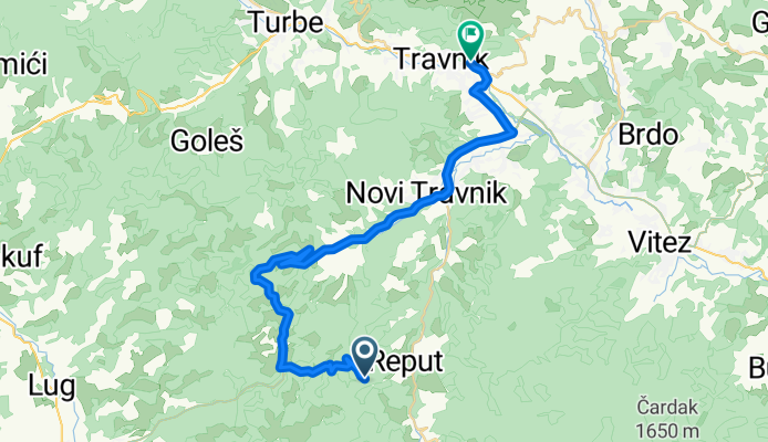Novi Travnik to Spalatobahn, Travnik