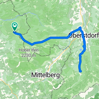 Sibratsgfäll Rindberg- Rohrmoos- Birgsau- Rindberg