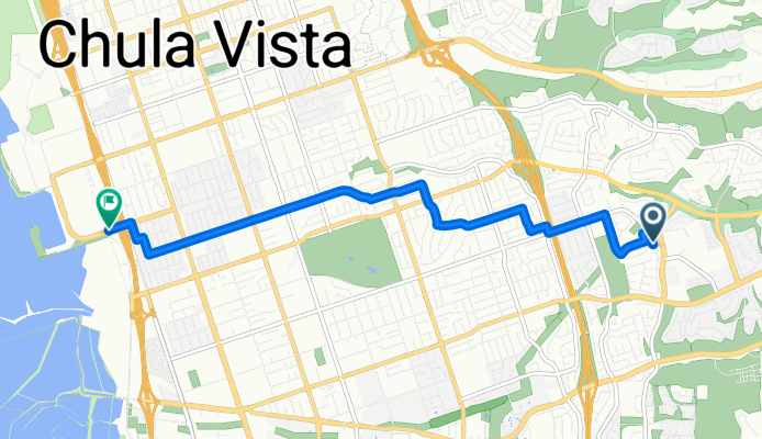 Route to Chula Vista