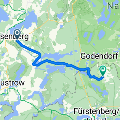 Von Wesenberg bis Fürstenberg/Havel