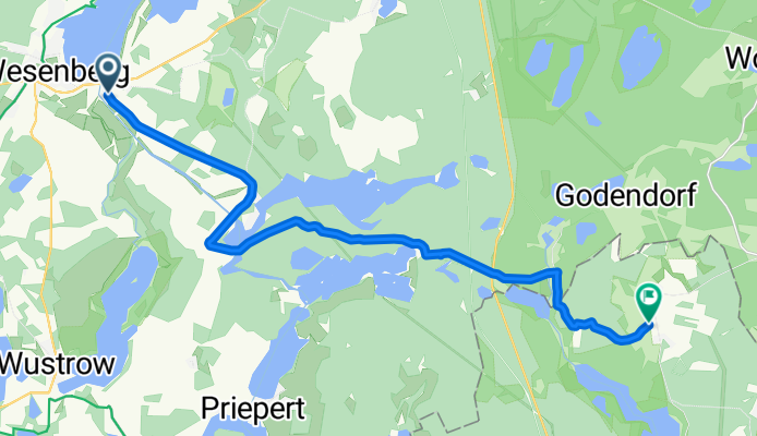 Von Wesenberg bis Fürstenberg/Havel