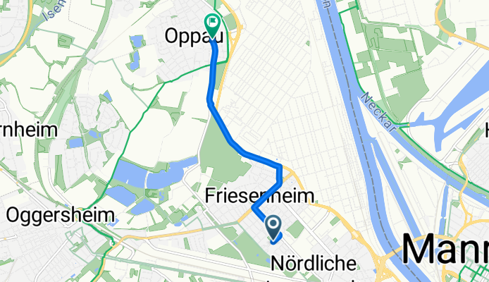 Ebertstraße nach Friedrichstraße