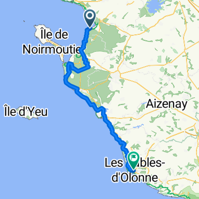 Le Paracaud to Les Sables