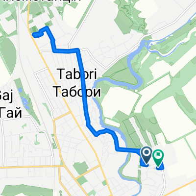 От вулиця Зарічна до вулиця Зарічна