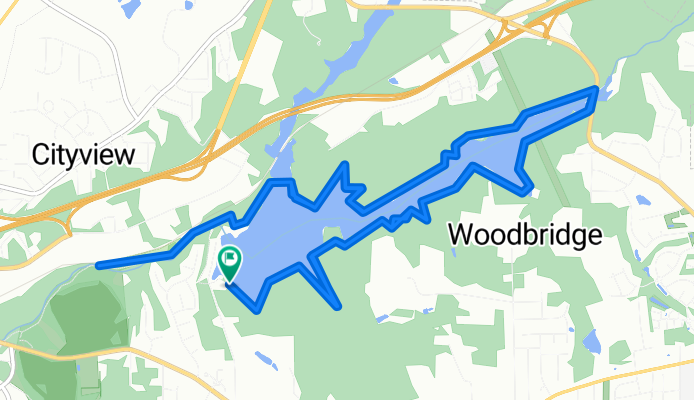 Salem Lake Rd, Winston-Salem to Salem Lake Rd, Winston-Salem