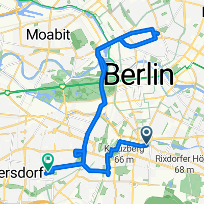 Zossener Straße, Berlin nach Apostel-Paulus-Straße, Berlin