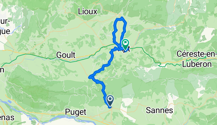 Von Lourmarin bis Apt