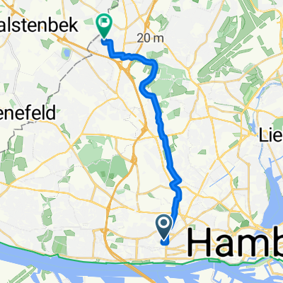 Julius-Leber-Straße, Hamburg nach Herzog-Alf-Weg, Hamburg