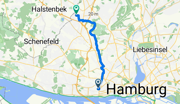 Julius-Leber-Straße, Hamburg nach Herzog-Alf-Weg, Hamburg