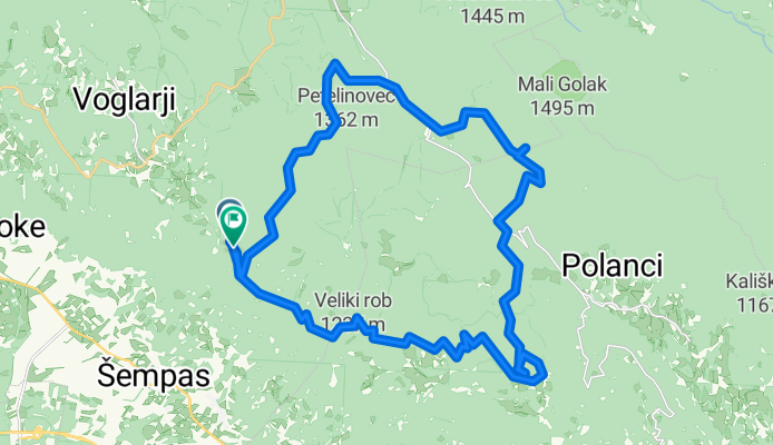 From Trnovo pri Gorici to Dobravlje