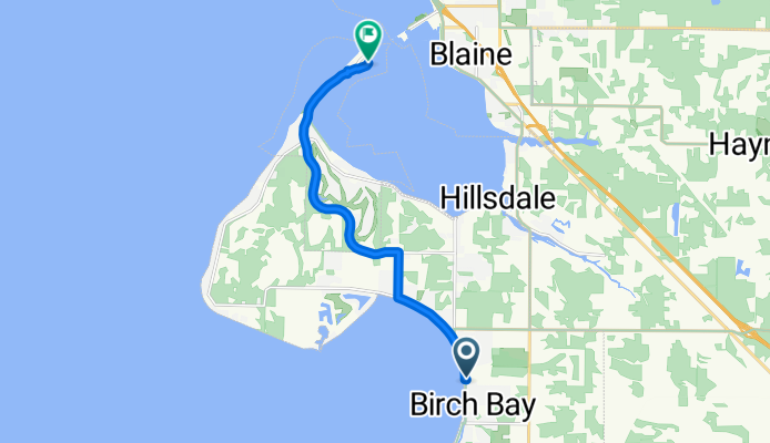 Beachcomber Dr, Blaine to Semiahmoo Pkwy, Blaine