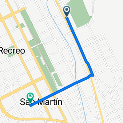 Ruta Nacional 157, Recreo a Bulevard 9 de Mayo, Recreo