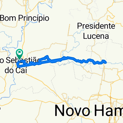 De Rua Adão Viêira a Estrada Várzea I