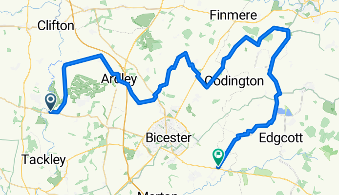 Route in Bicester