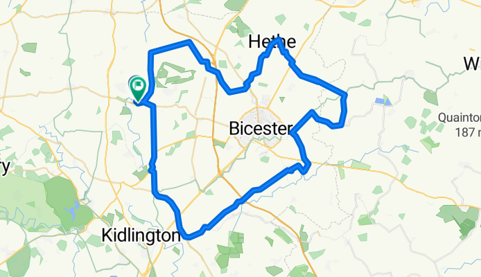 Route in Bicester