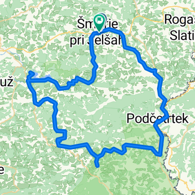 Šmarje pri Jelšah to Šmarje pri Jelšah 67 km