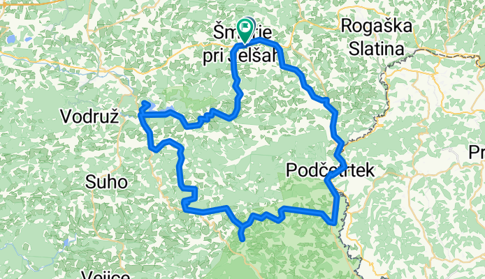 Šmarje pri Jelšah to Šmarje pri Jelšah 67 km