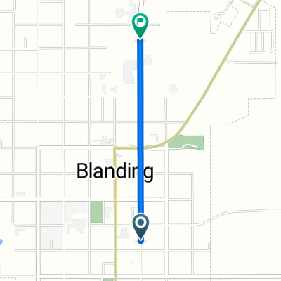 E 400 S, Blanding to N Blue Mountain Rd, Blanding