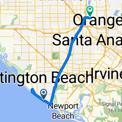 Pacific Coast Hwy, Huntington Beach to W Orangewood Ave, Orange