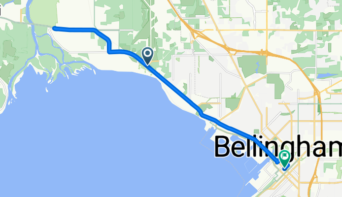 Marine Dr, Marietta to E Holly St, Bellingham