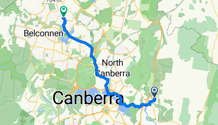 1030 Majura Rd, Pialligo to 10 Pitcairn St, Evatt