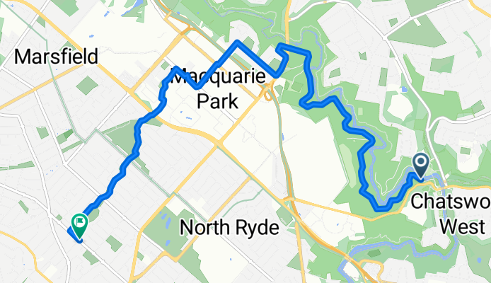 River Ave, North Ryde to Quarry Rd, Ryde