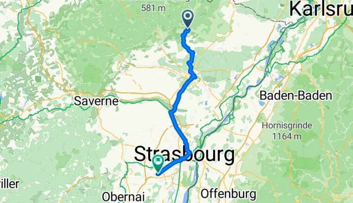 Climbach-Hagenau-brumath-Strasbourg-Entzheim