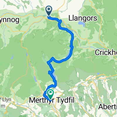 High Street, Brecon to Avenue de Clichy, Merthyr Tydfil