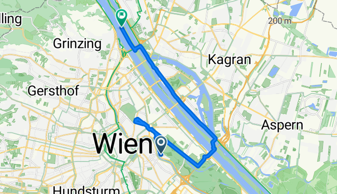 Route in Vienna