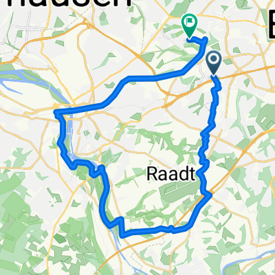 Route nach Mülheim an der Ruhr