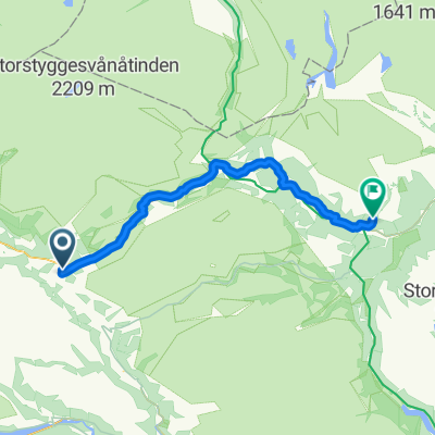 Route to Folldal fjellhotell