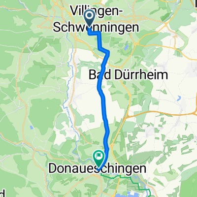 Bertholdshöfe, Villingen-Schwenningen nach Karlstraße, Donaueschingen