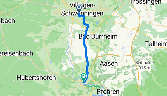 Bertholdshöfe, Villingen-Schwenningen nach Karlstraße, Donaueschingen