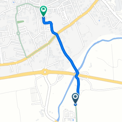 Chemin de la Cazelle, Laudun-l'Ardoise naar Rue Jean Racine, Laudun-l'Ardoise
