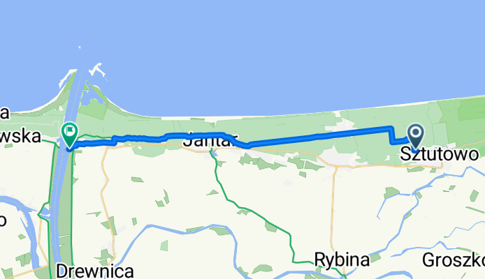 Route from Obozowa 23b