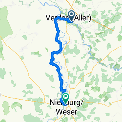 From Verden (Aller) to Nienburg (Weser)