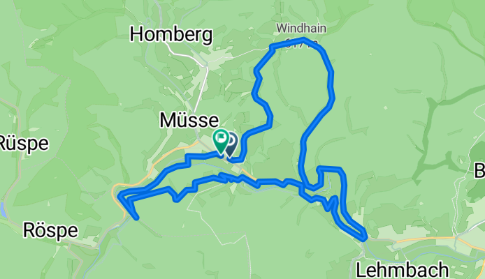 Hudeweg, Bad Berleburg nach Hudeweg, Bad Berleburg