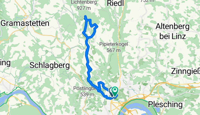 Leonfeldner Straße 68a nach Leonfeldner Straße 66a