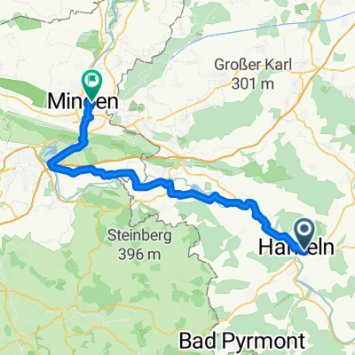 Wesertour von Hameln bis Minden