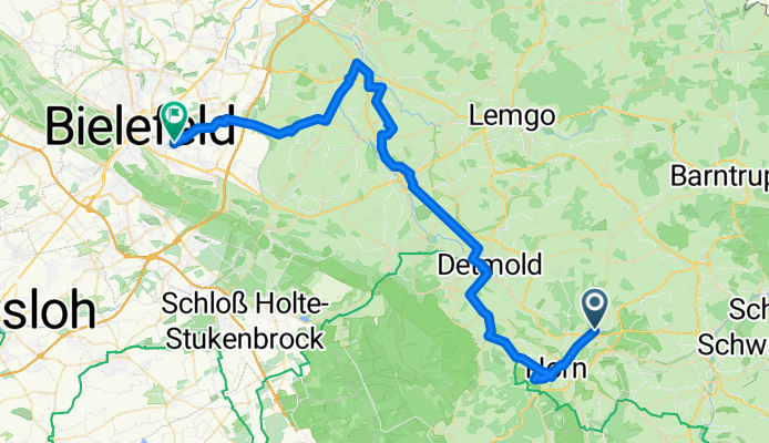 8b Horn-Bad Meinberg - Bielefeld