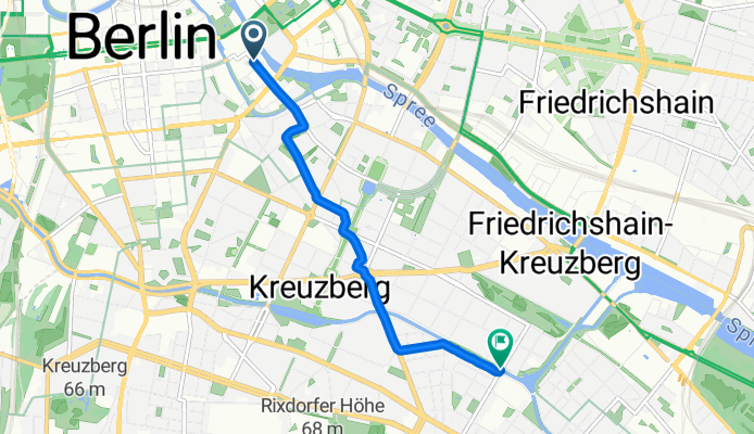 Schloßplatz, Berlin nach Paul-Lincke-Ufer, Berlin