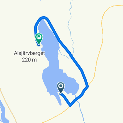 Allsåklubben, Överkalix to Allsjärvägen, Överkalix