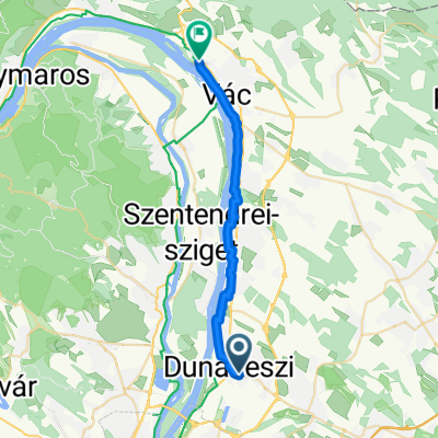 Verseny utca, Dunakeszi - Építők útja, Vác