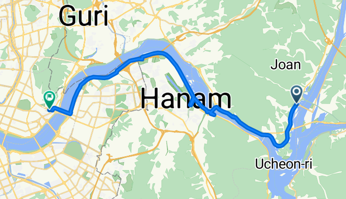 조안면 348-10번지 ~ 광장동